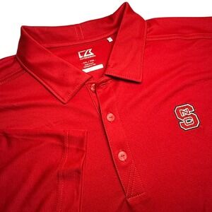NC State Wolfpack Mens XXL Cutter & Buck Polo Shirt North Carolina State NCAA